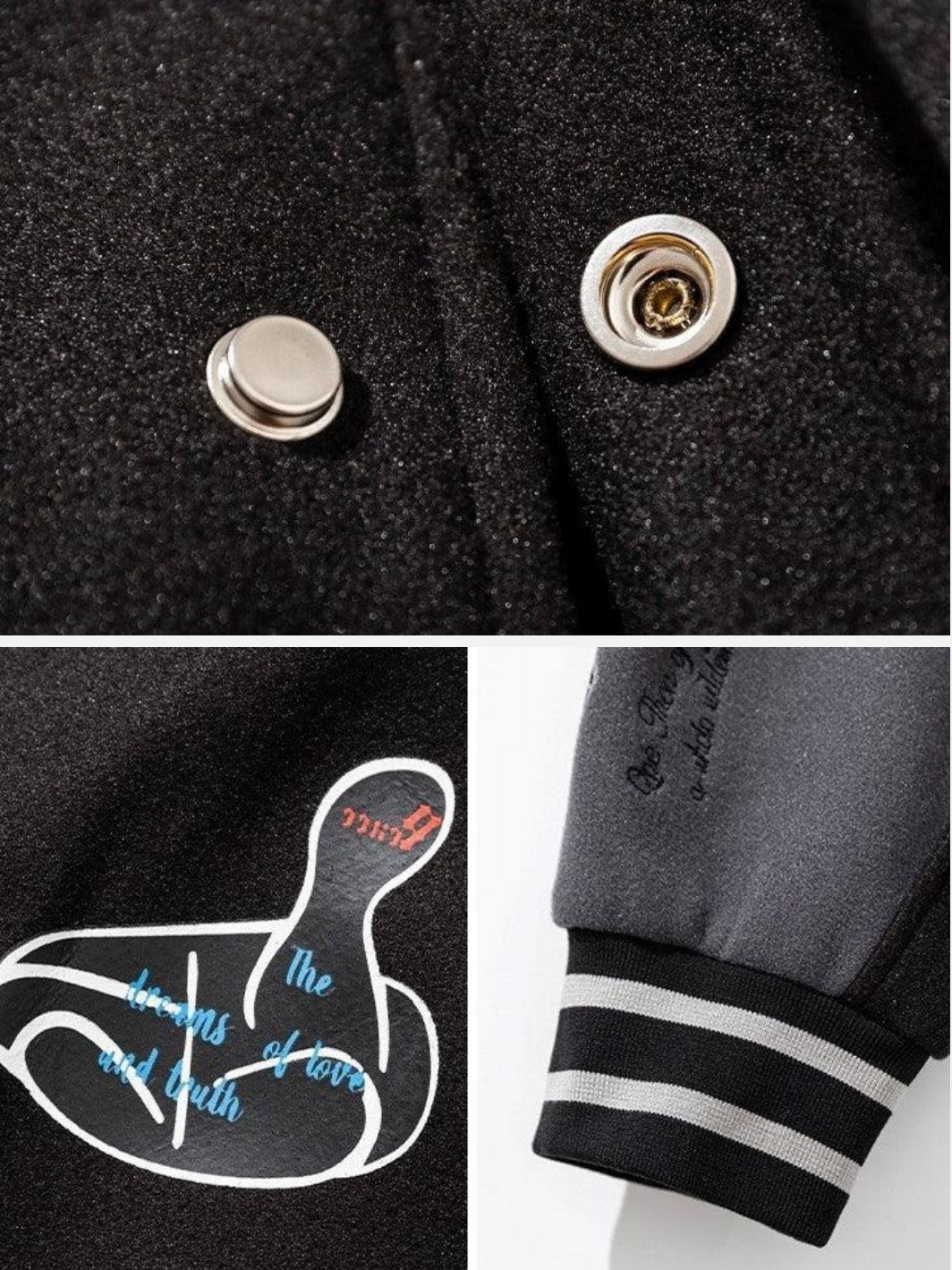 Vintage Baseball Embroidery Jacket, Unisex