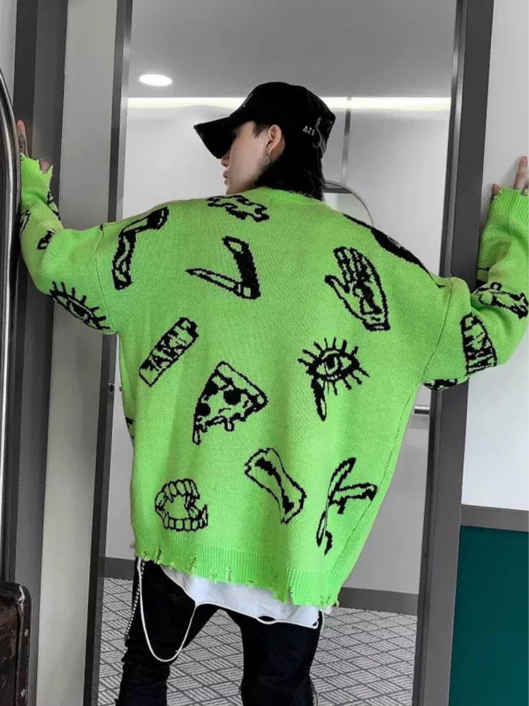 Lifestyle Icons Distressed Sweatshirt