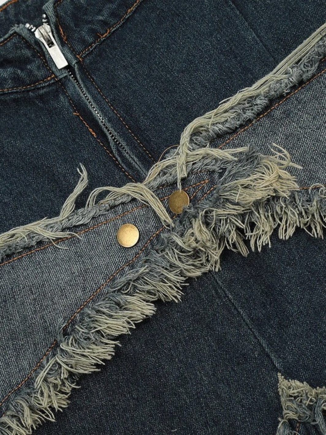 Vintage Tassel Star Denim Shorts