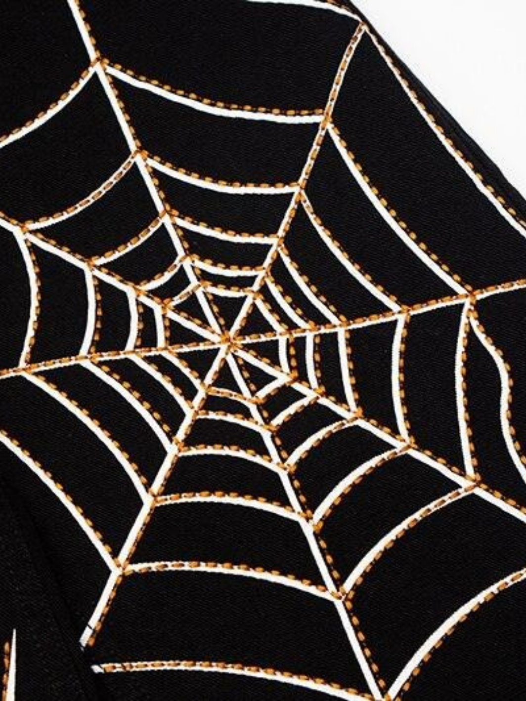 Spider Web Denim Trousers