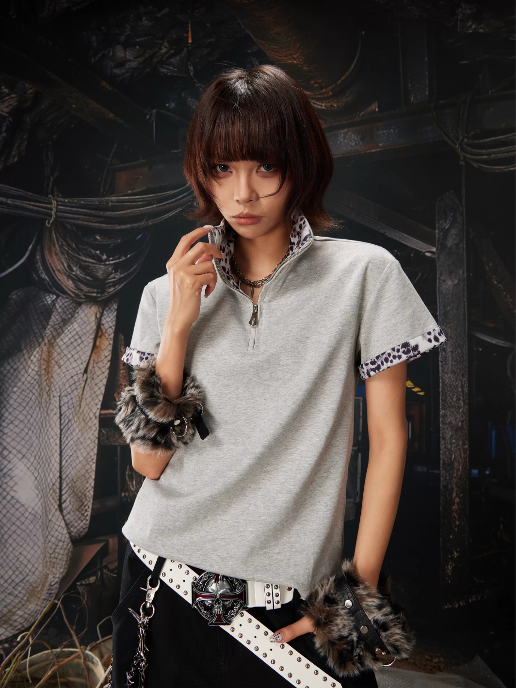 Feral Zip T-shirt