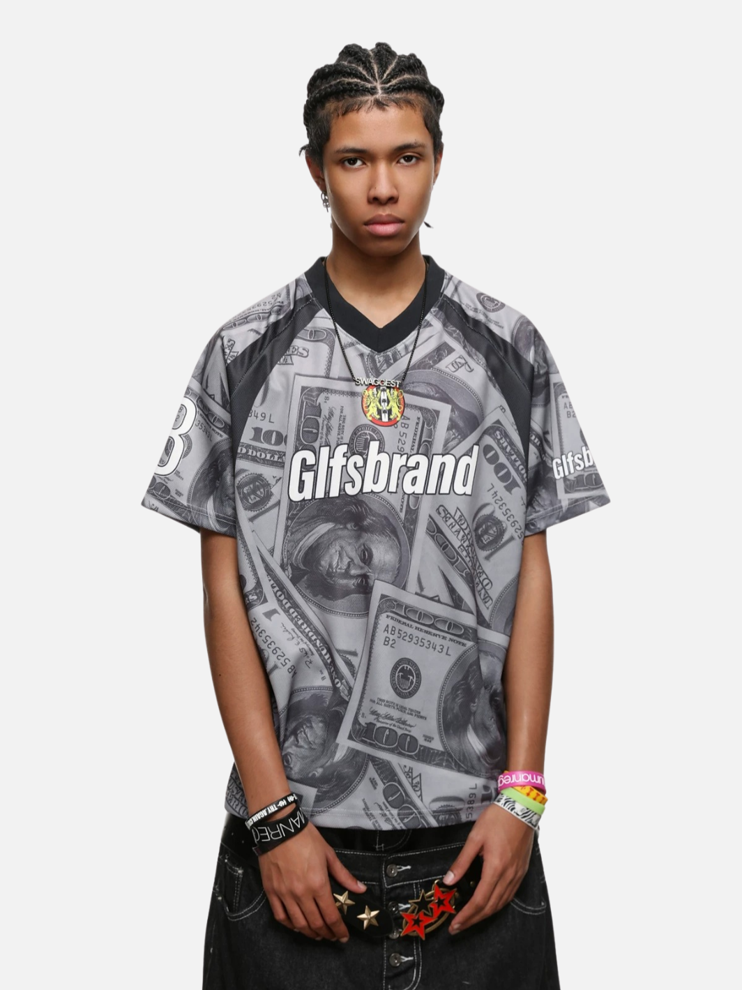 Outlaw Money Print Jersey