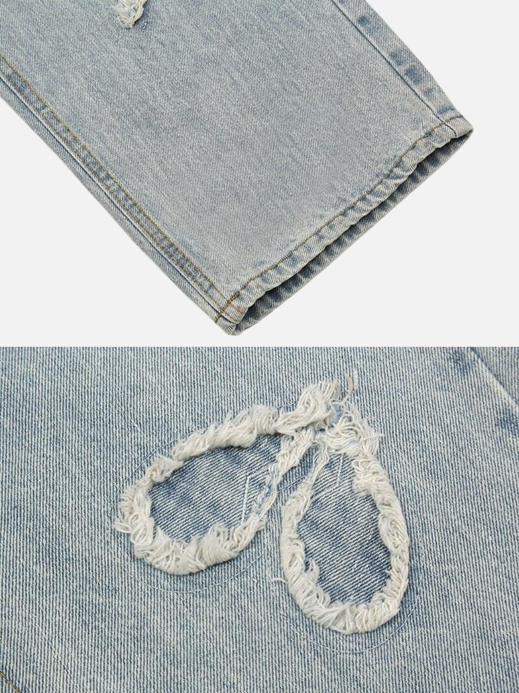 Love Embroidery Jeans