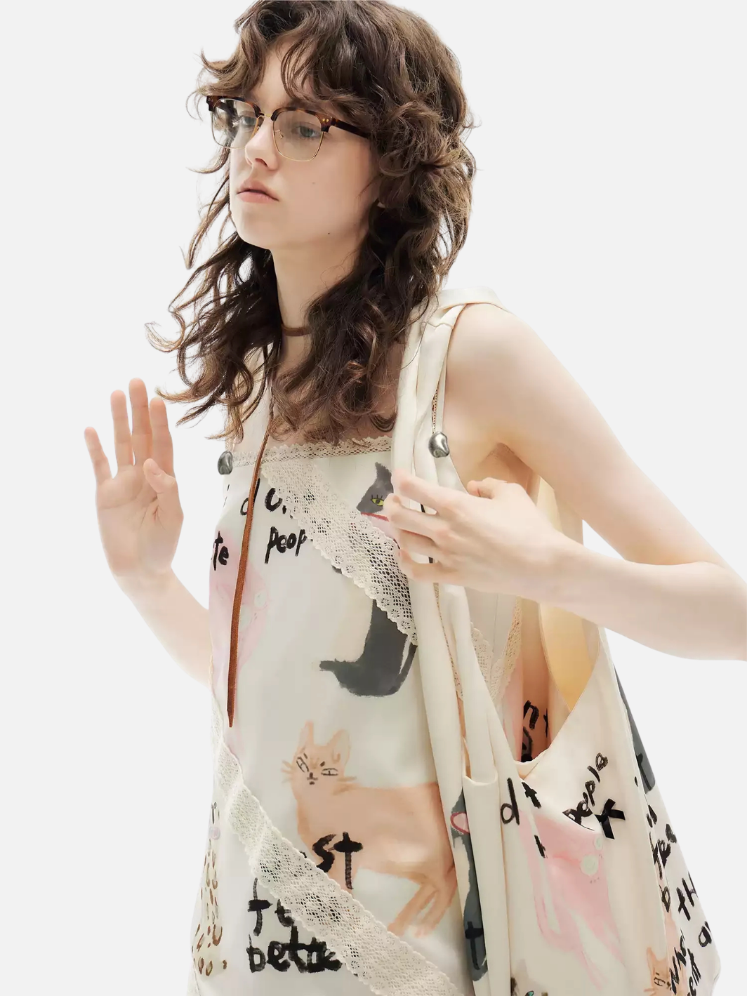 Scratchscript Slip Dress