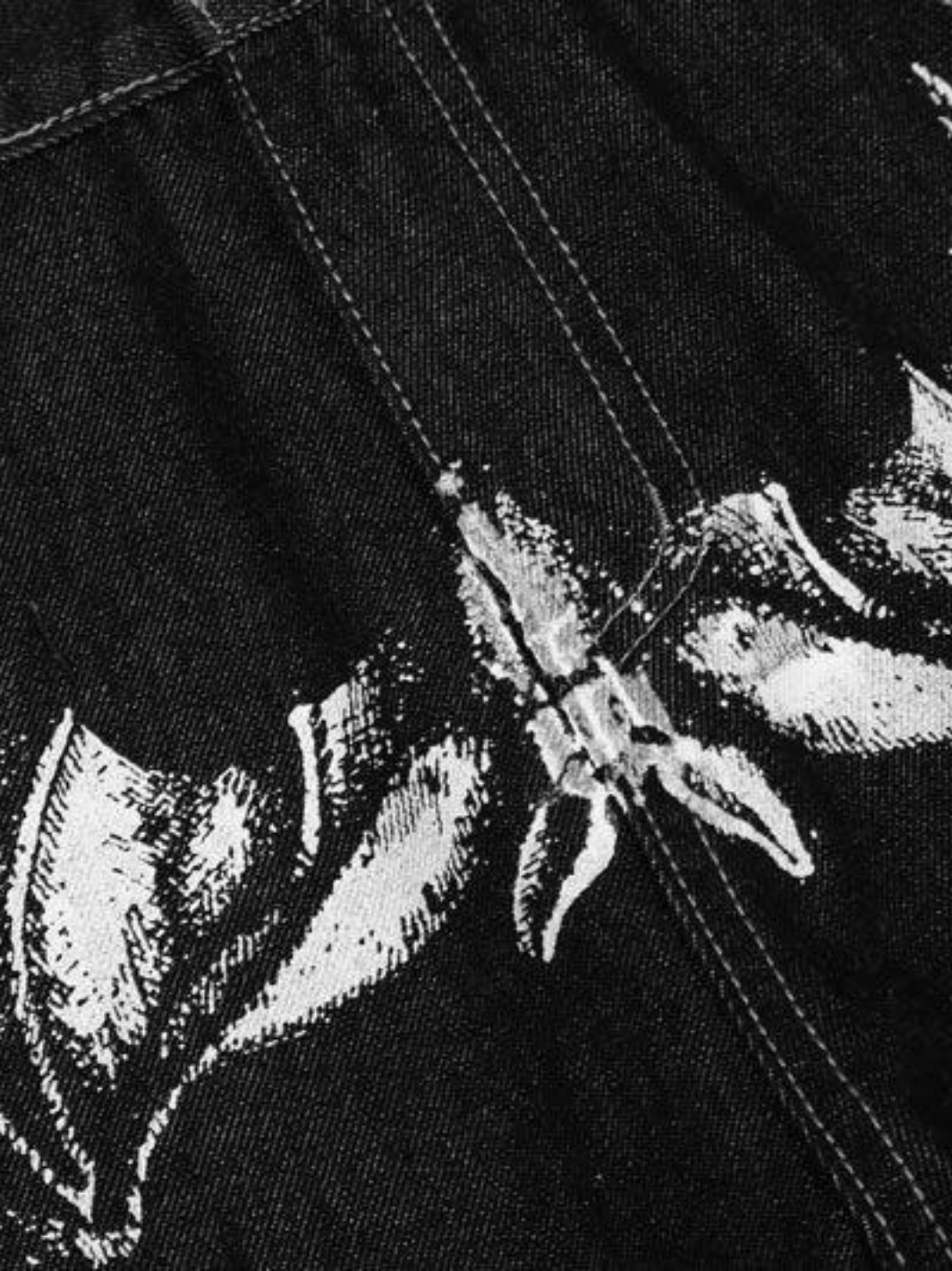 Gothic Vampire Denim Pants