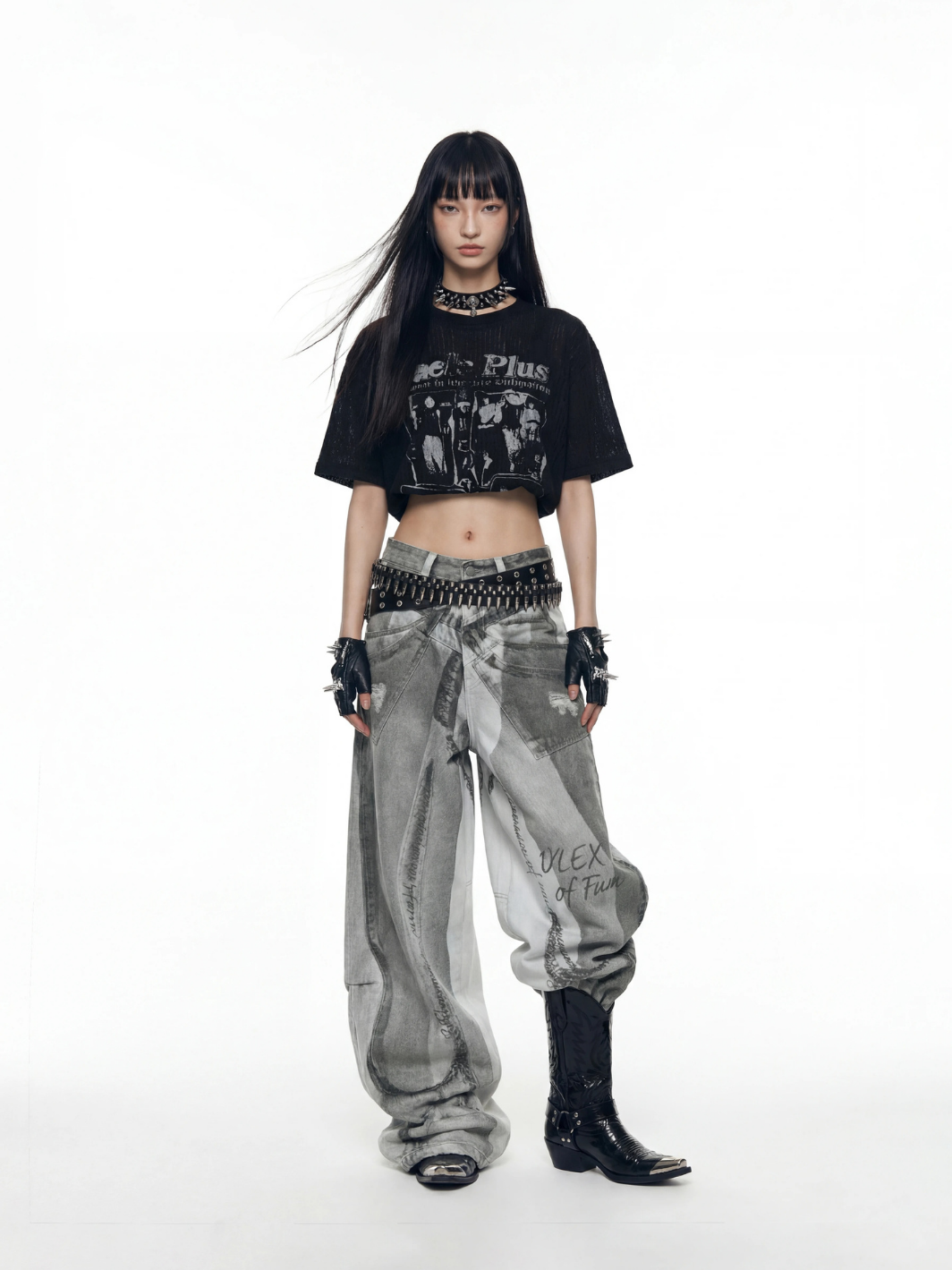 Graffiti Shadow Balloon Jeans