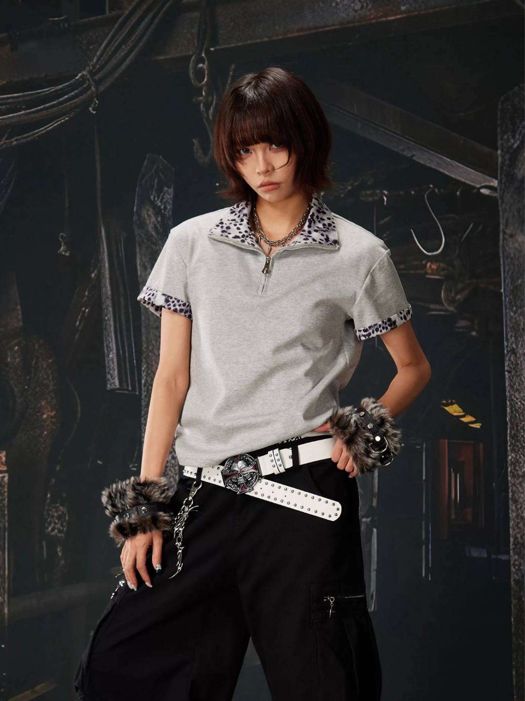 Feral Zip T-shirt