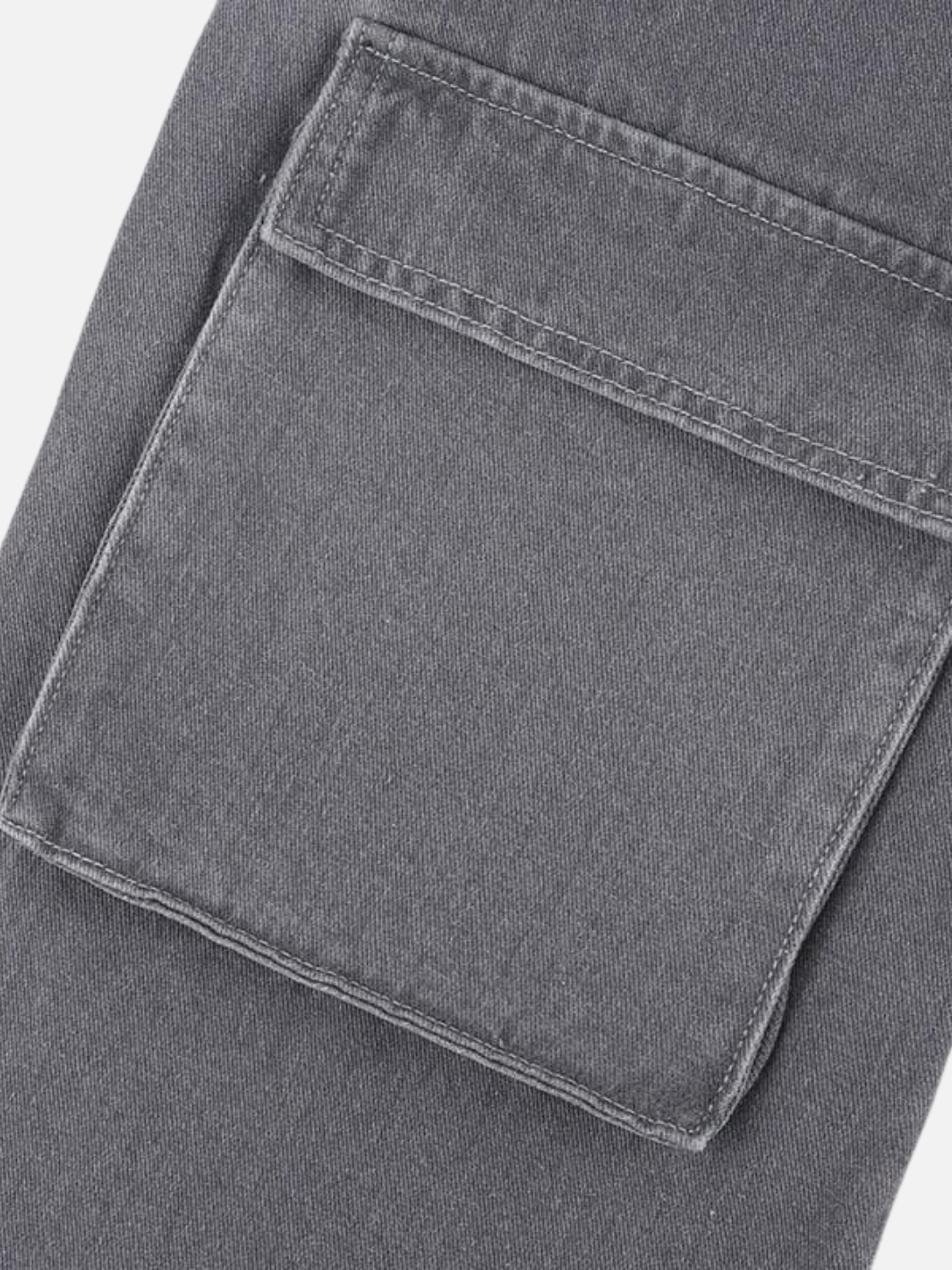 Y2K Gray Star Grunge Baggy Denim Pants