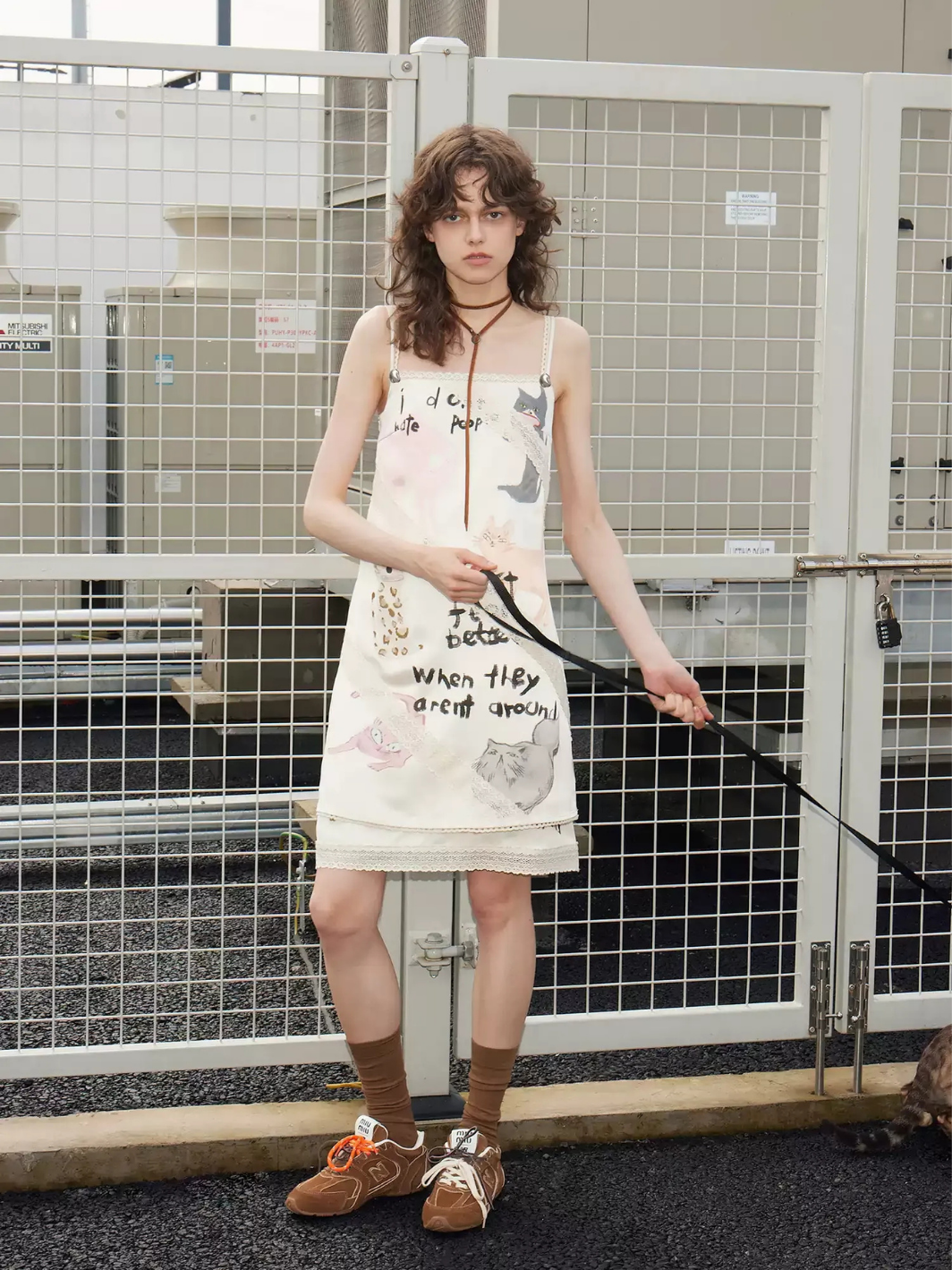 Scratchscript Slip Dress