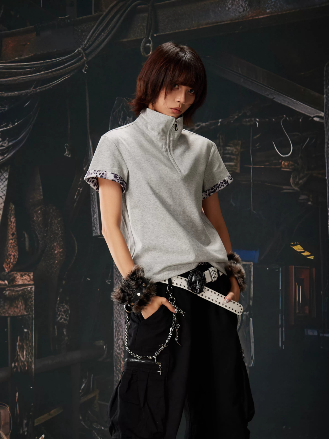 Feral Zip T-shirt