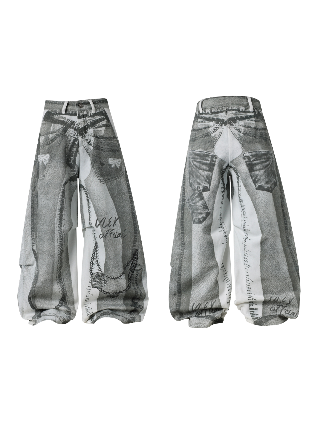Graffiti Shadow Balloon Jeans