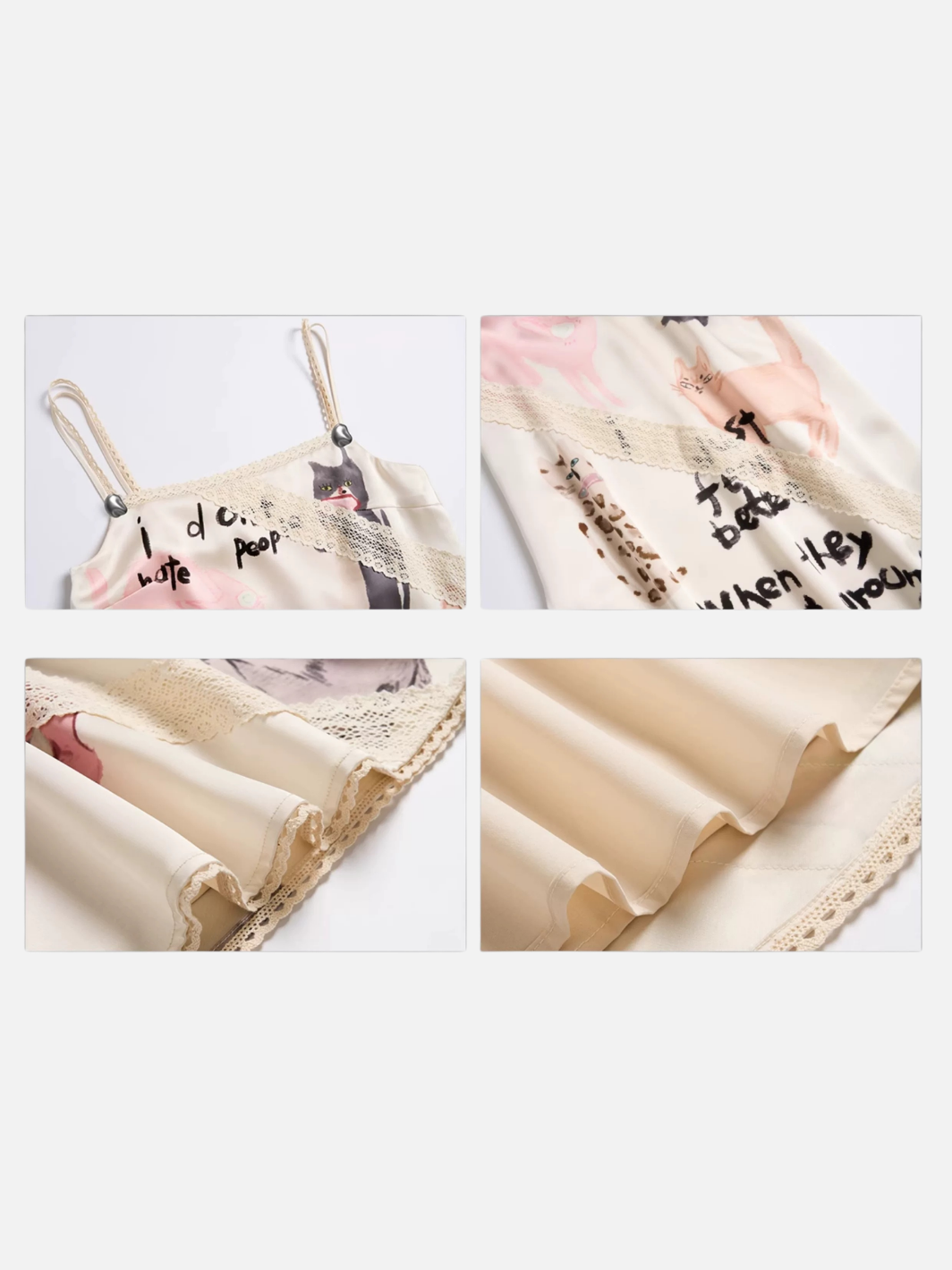 Scratchscript Slip Dress