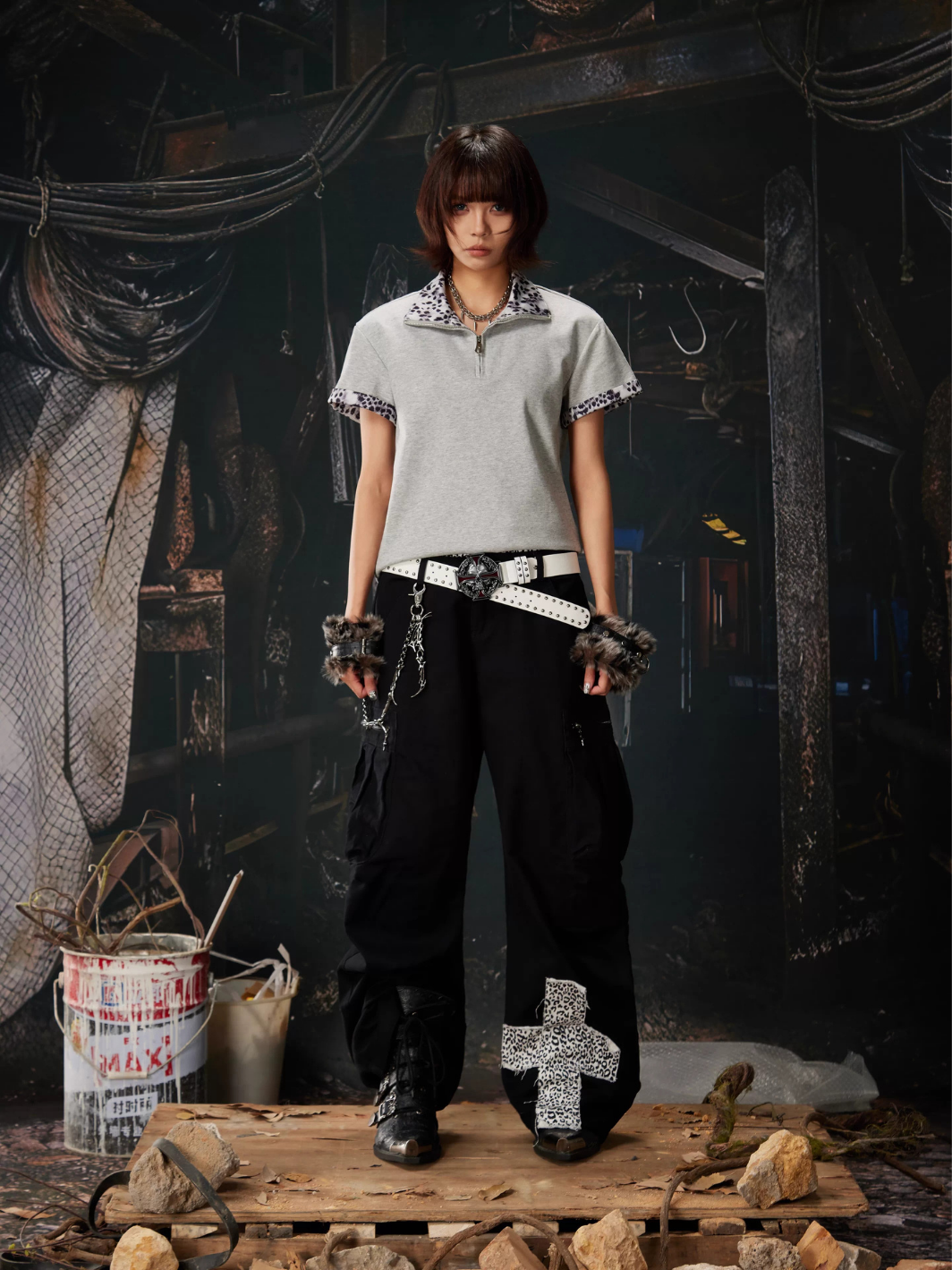 Feral Zip T-shirt
