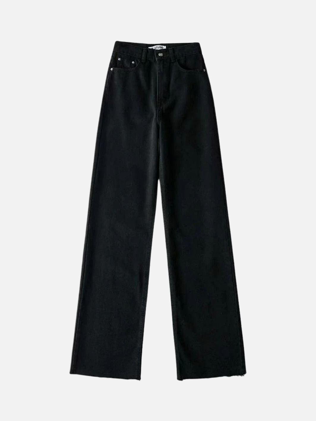 Straight High Waist Women's Denim Pants