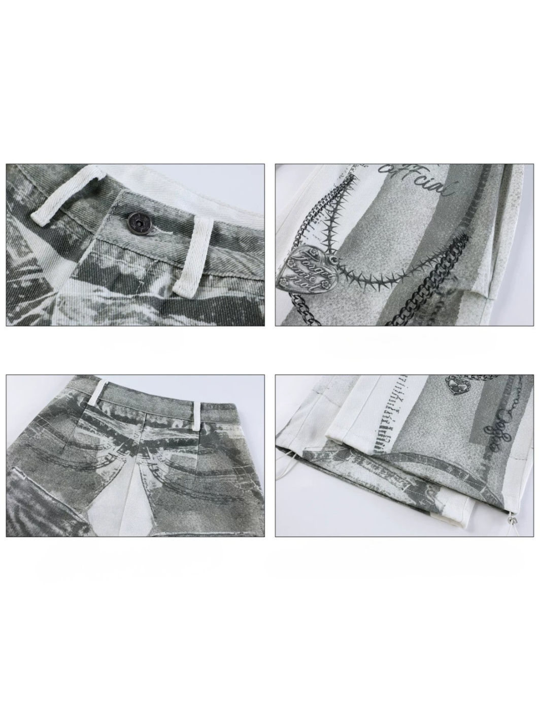 Graffiti Shadow Balloon Jeans