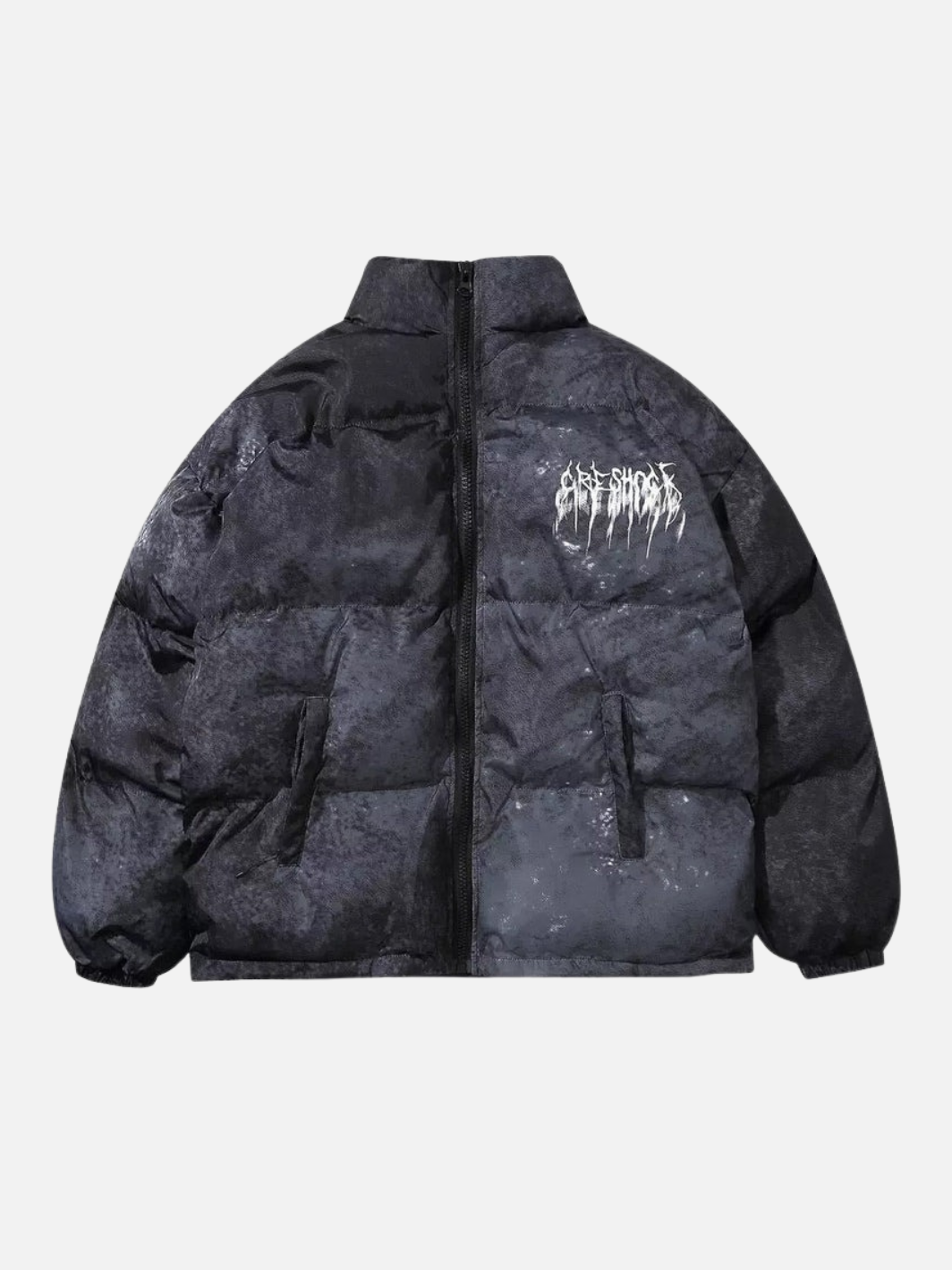 Graffiti Splash Puffer Jacket