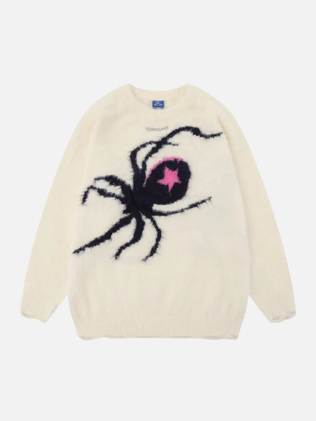 Spider x Star Fluffy Knitted Sweatshirt