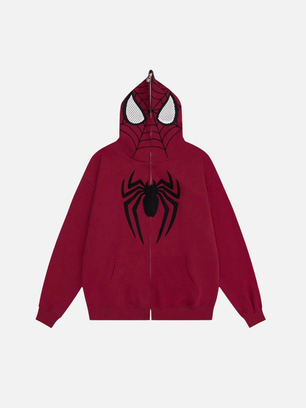 Embroidered Zip Up Hoodie