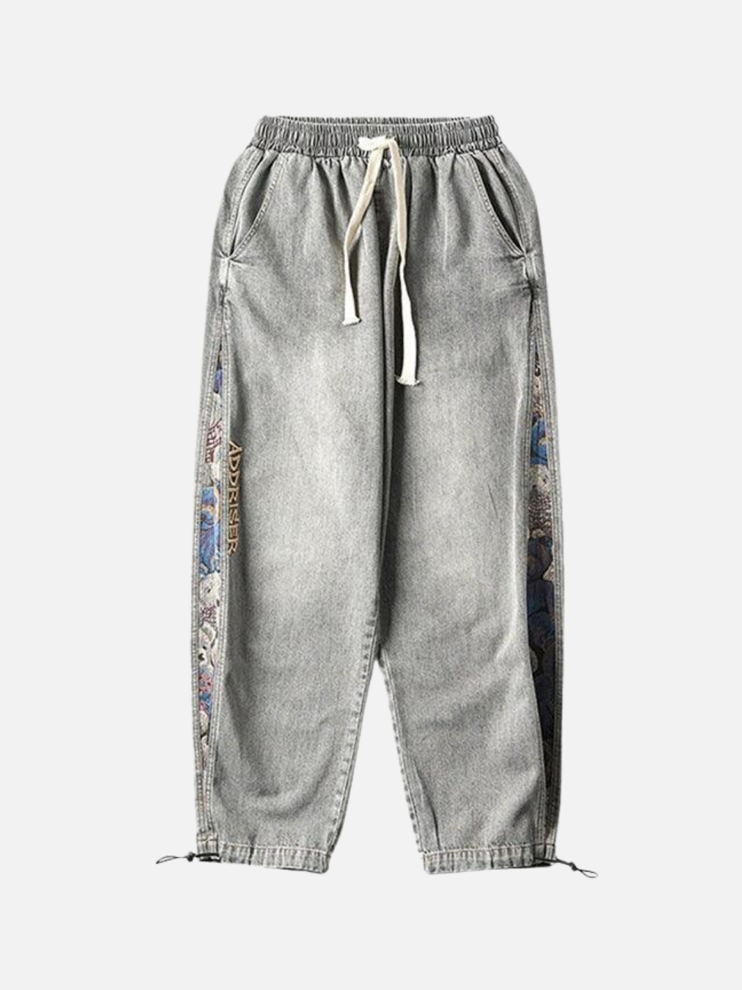 Washed Distressed Vintage Jeans