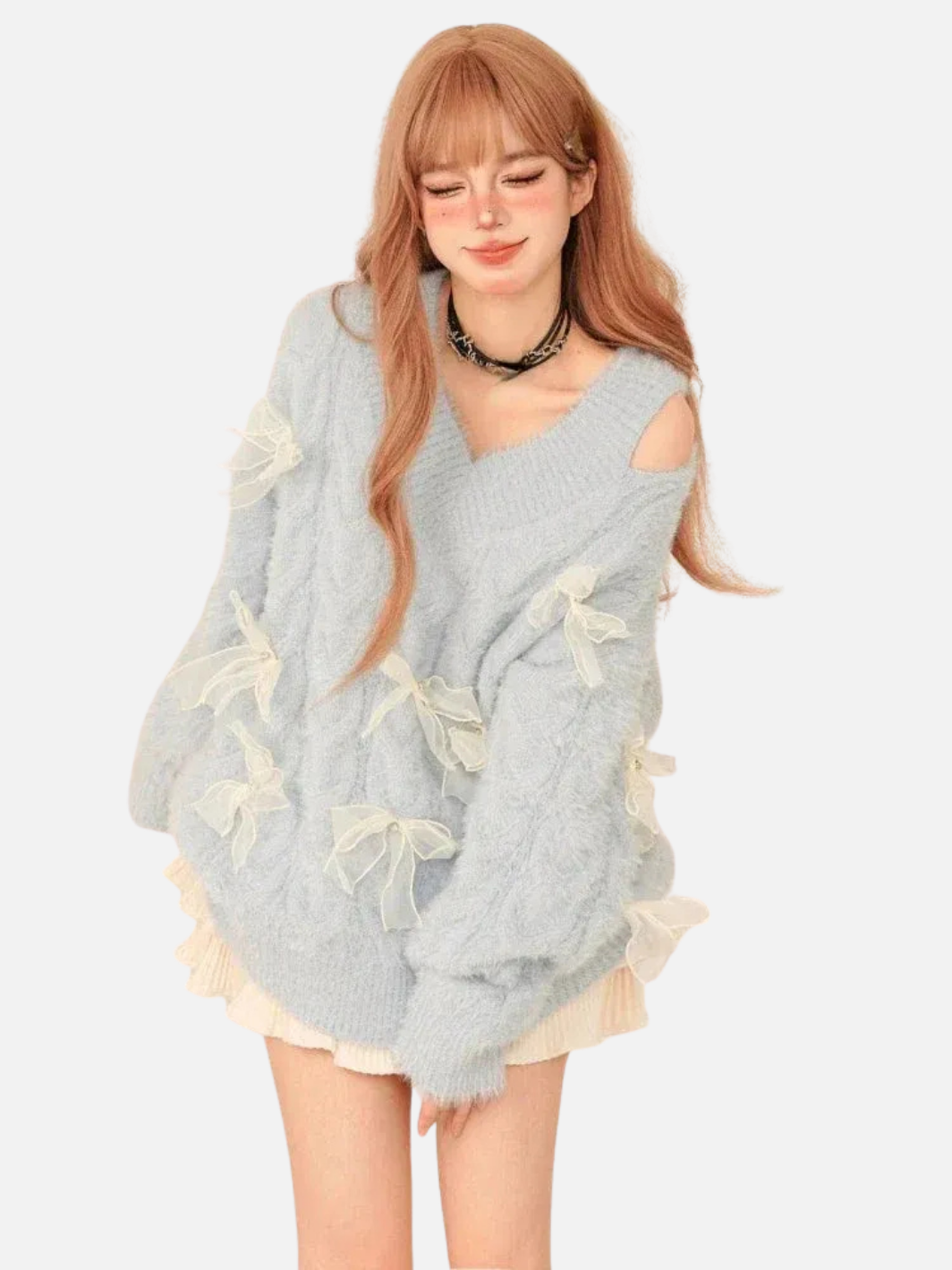 Velvet Cut Reverie Sweater