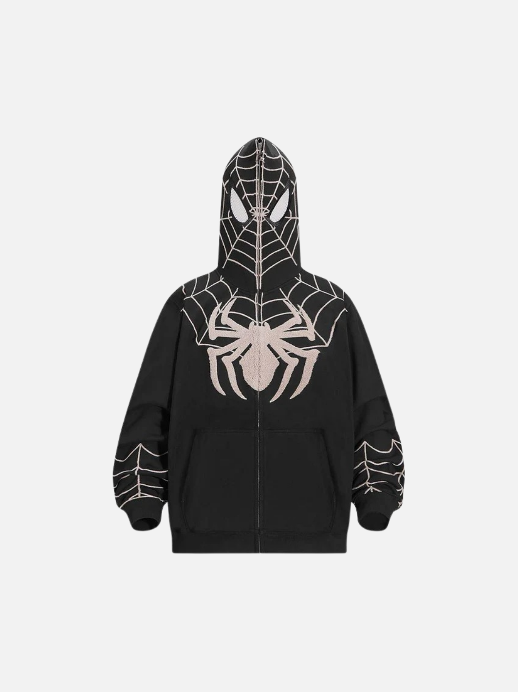 Spiderman Full Zip Hoodie Black