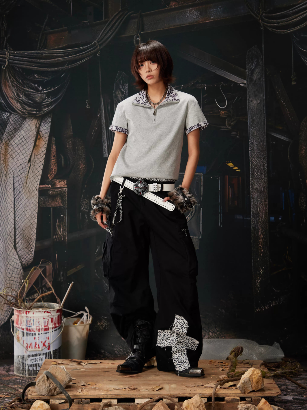 Feral Zip T-shirt