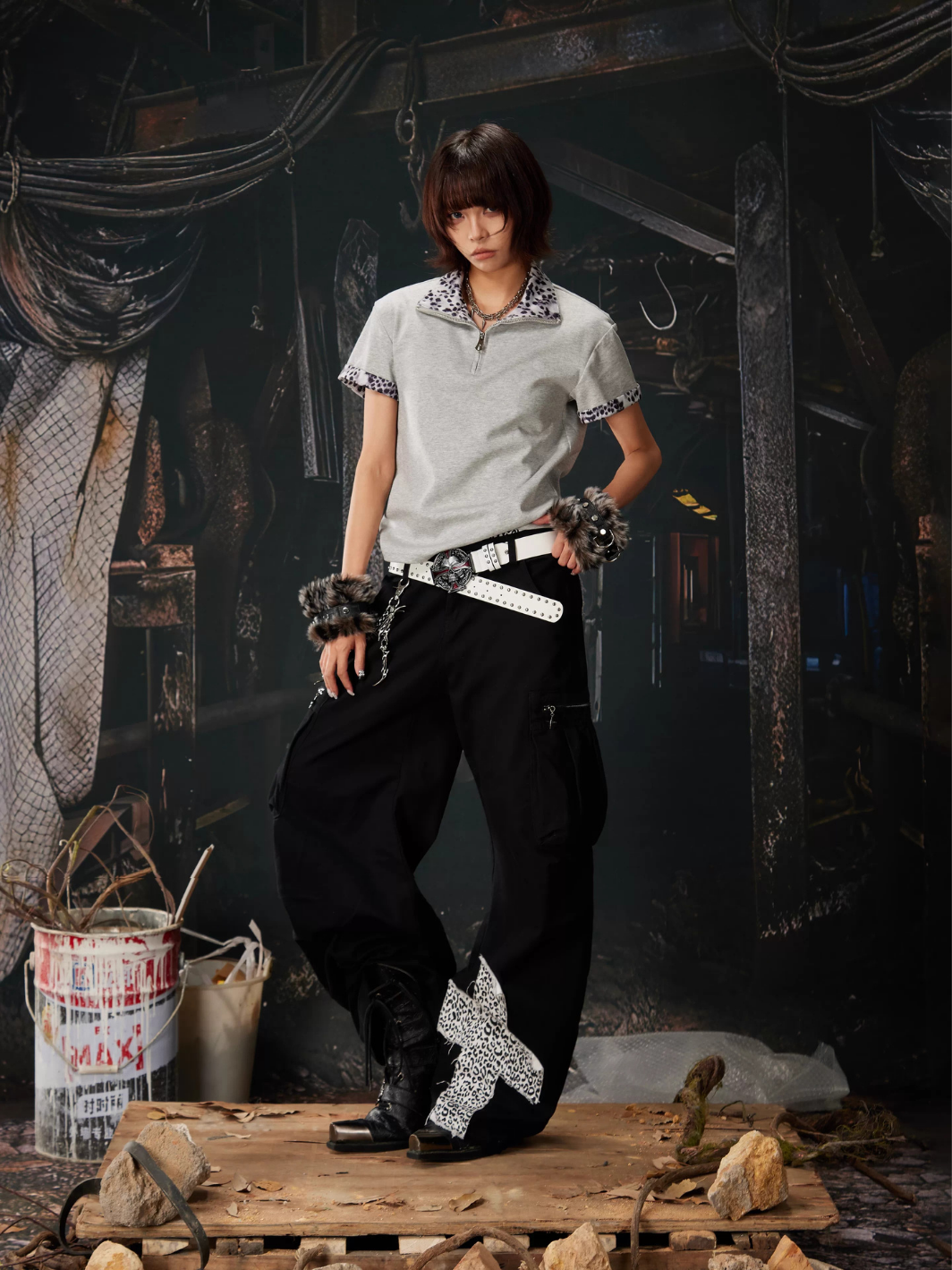Feral Zip T-shirt