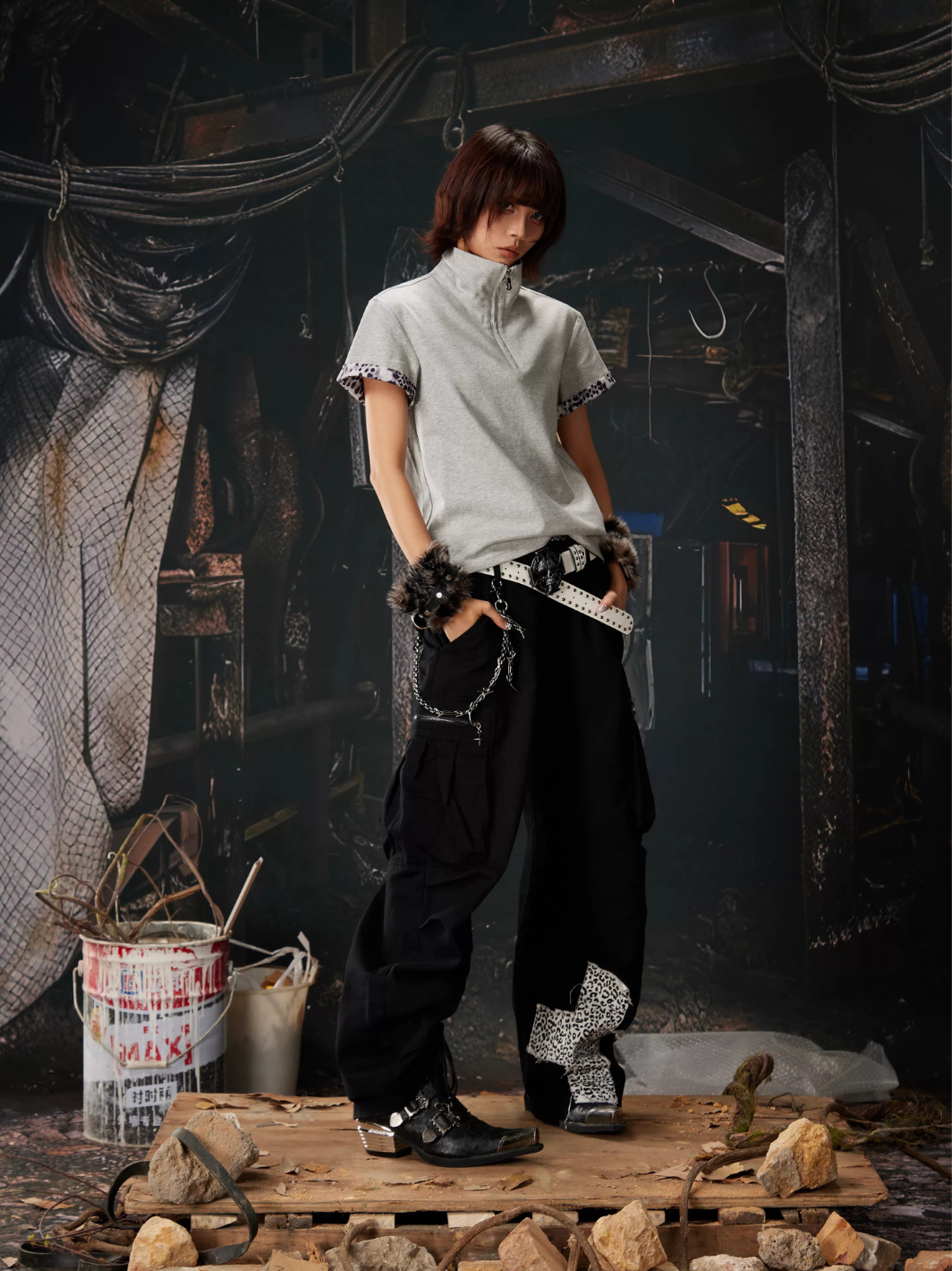 Feral Zip T-shirt