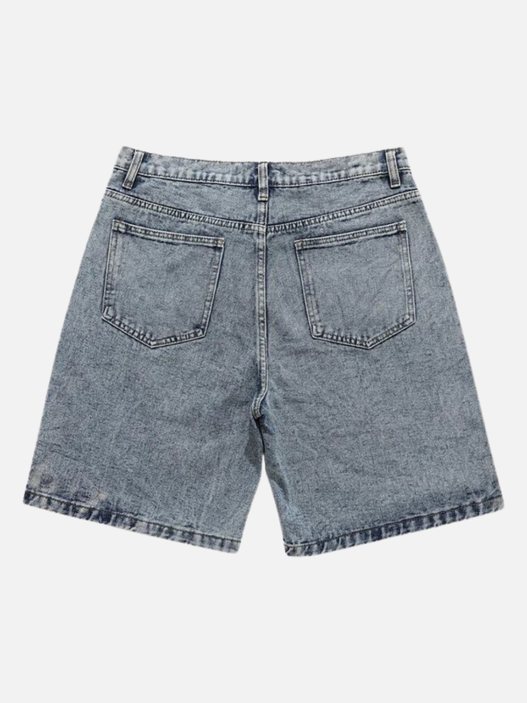 Denim Star Patchwork Shorts