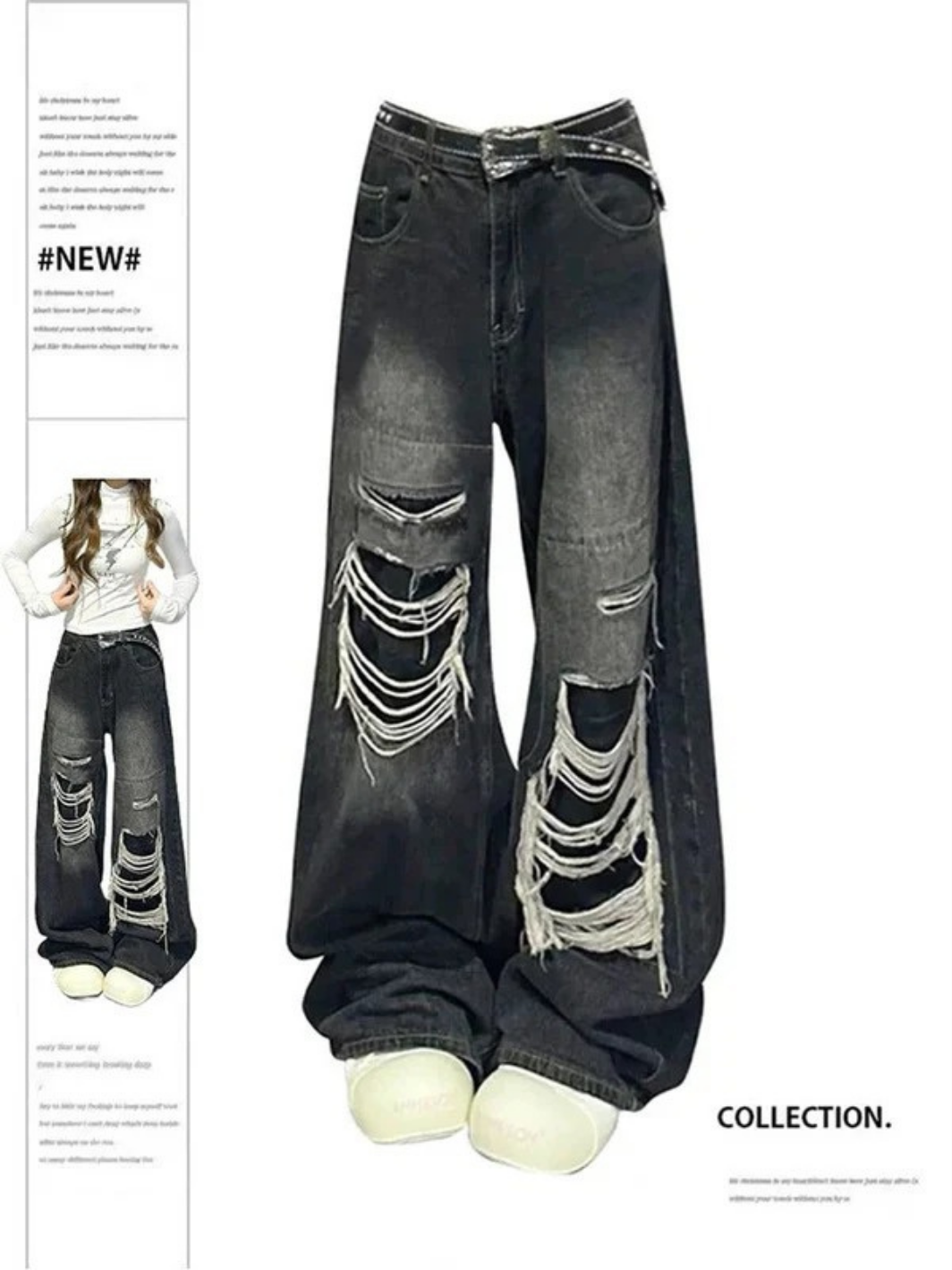 Y2k Aesthetic Gothic Women's Trousers