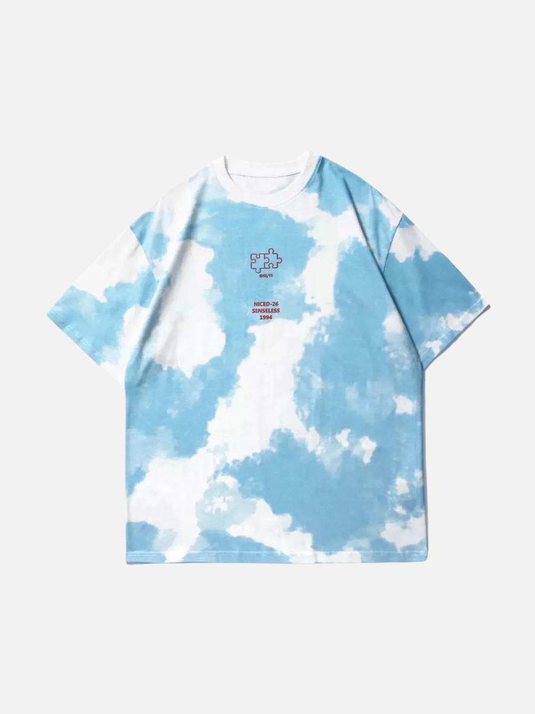 Puzzle Piece Tie-Dye T-Shirt