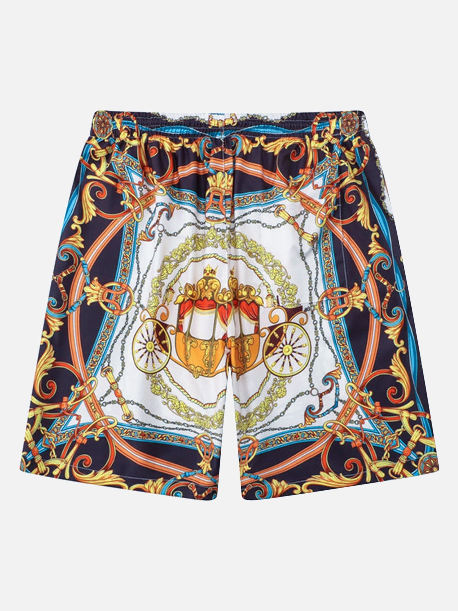 High Street Palace Style All-over Printed Shirts Short Sets