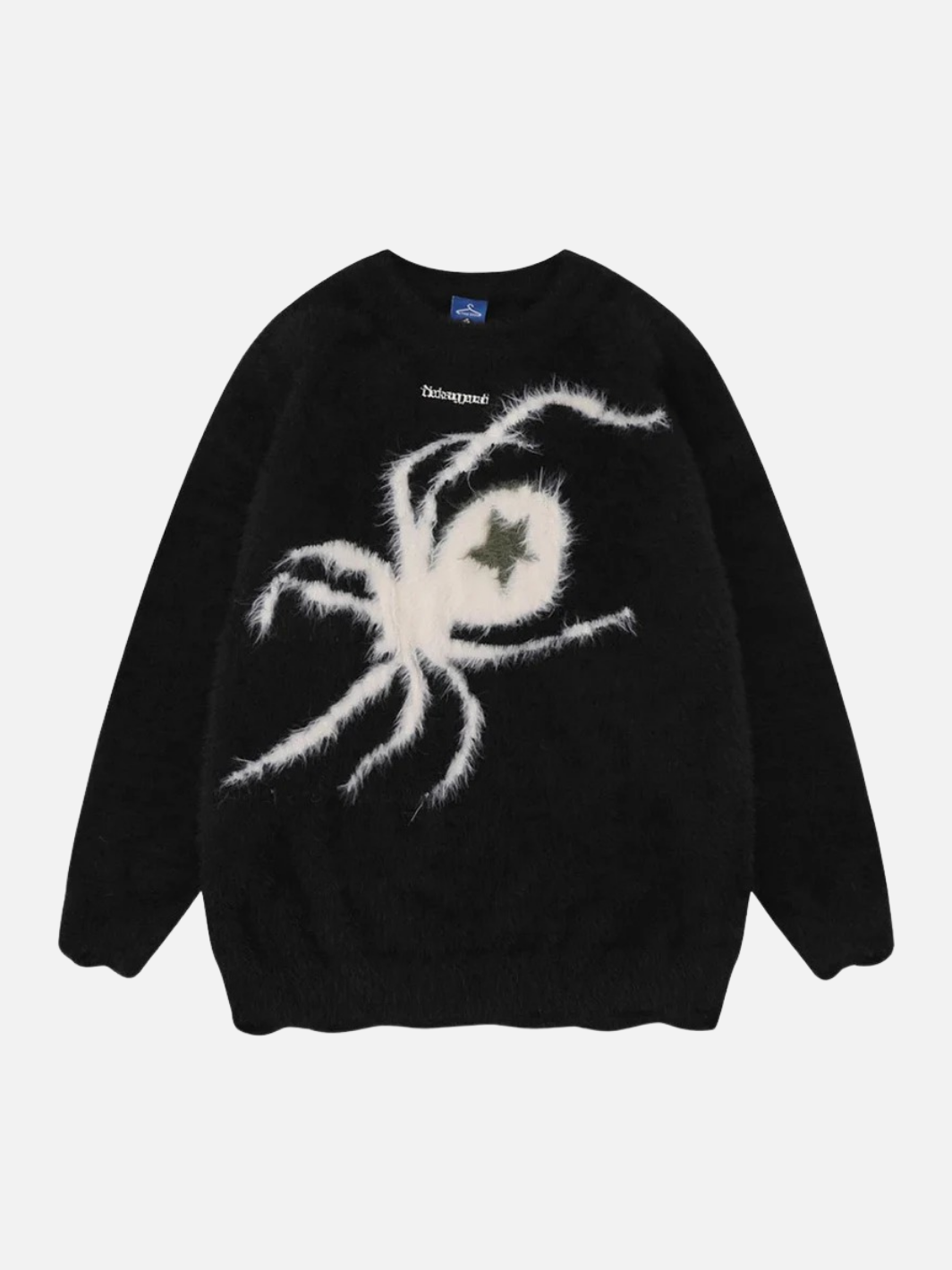 Spider x Star Fluffy Knitted Sweatshirt