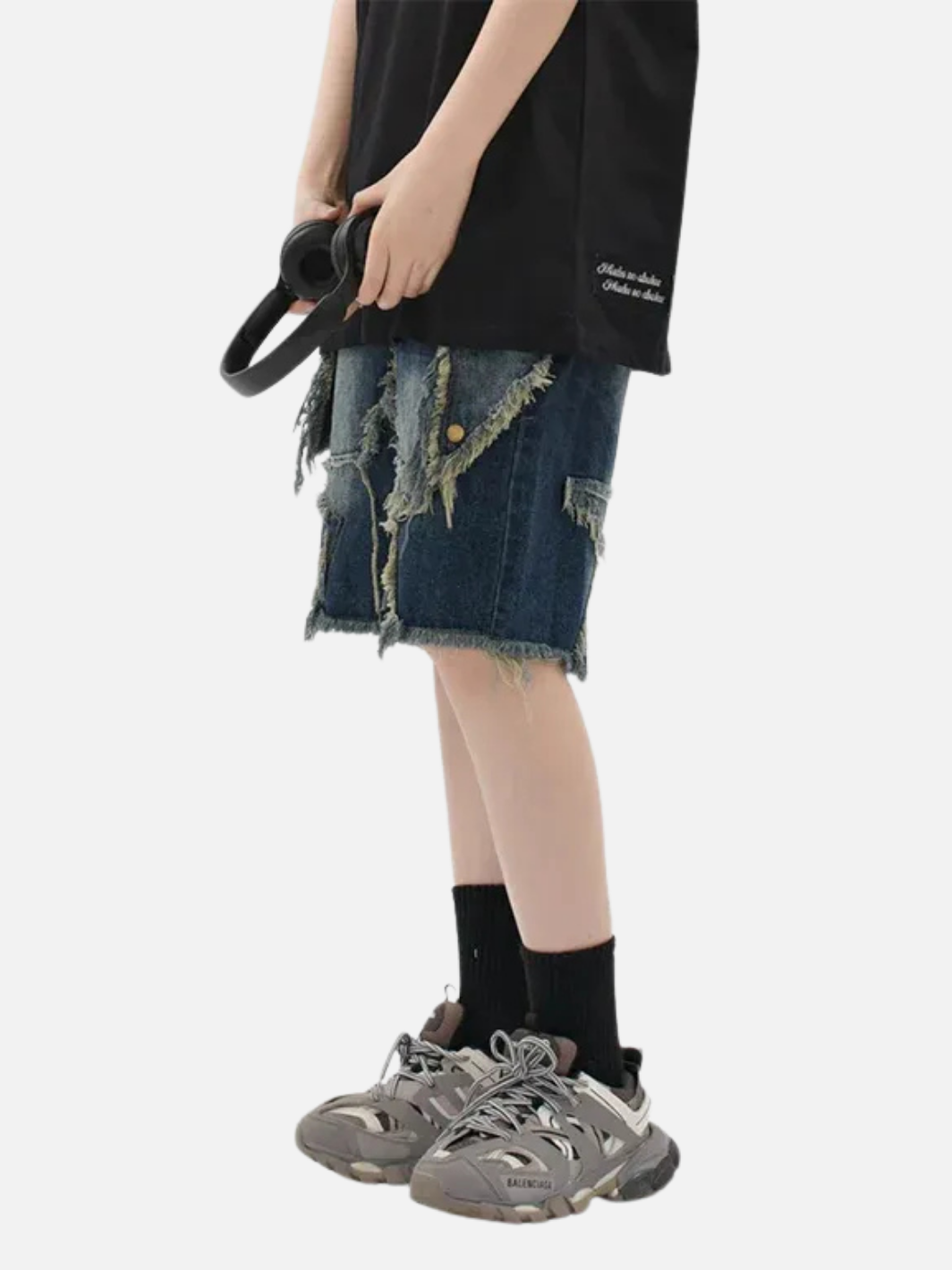 Vintage Tassel Star Denim Shorts