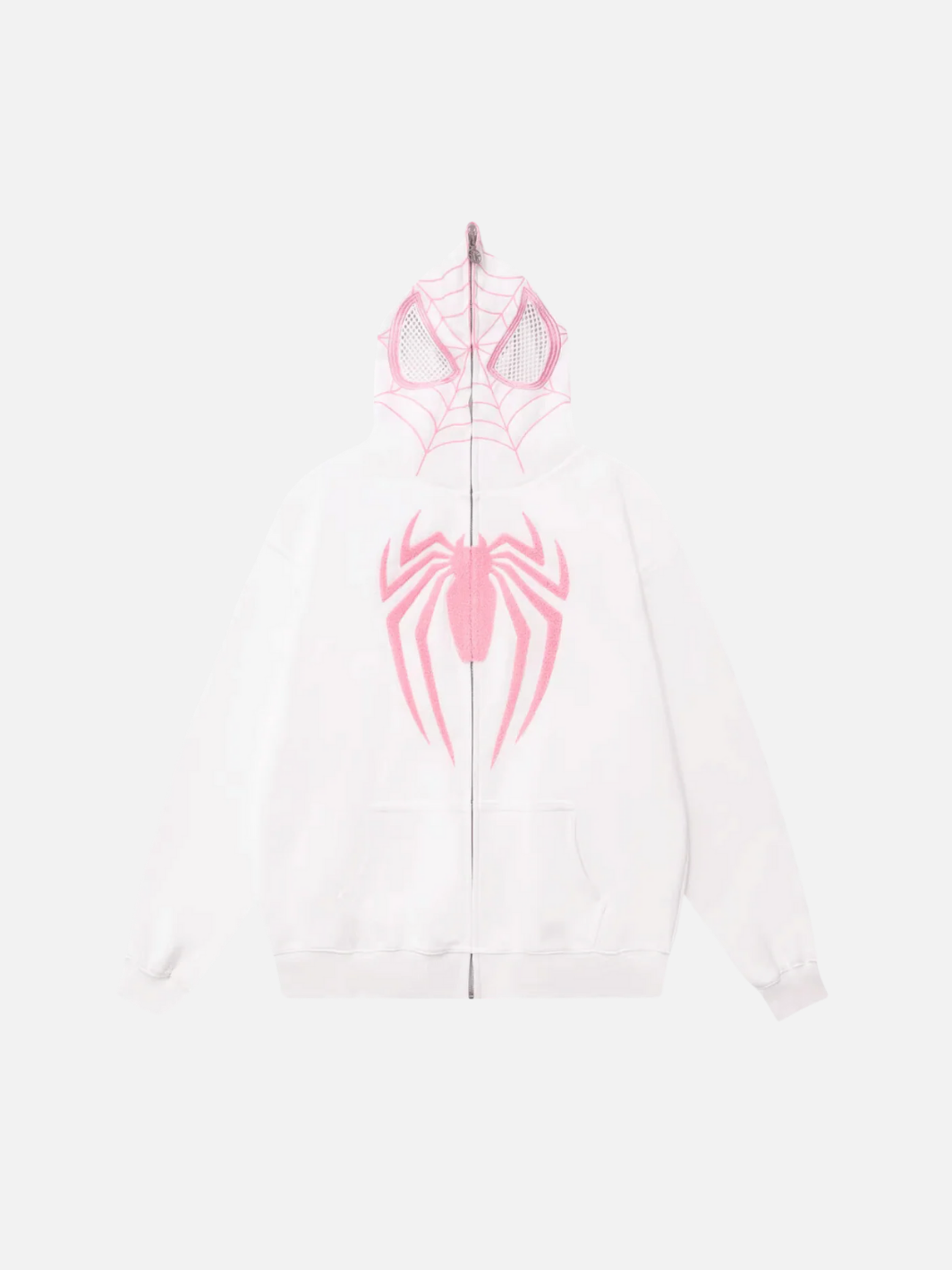 Embroidered Zip Up Hoodie