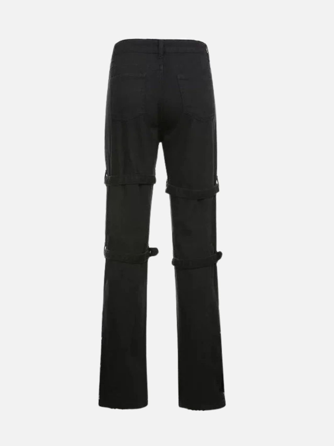 Gothic Leg Buckle Pants