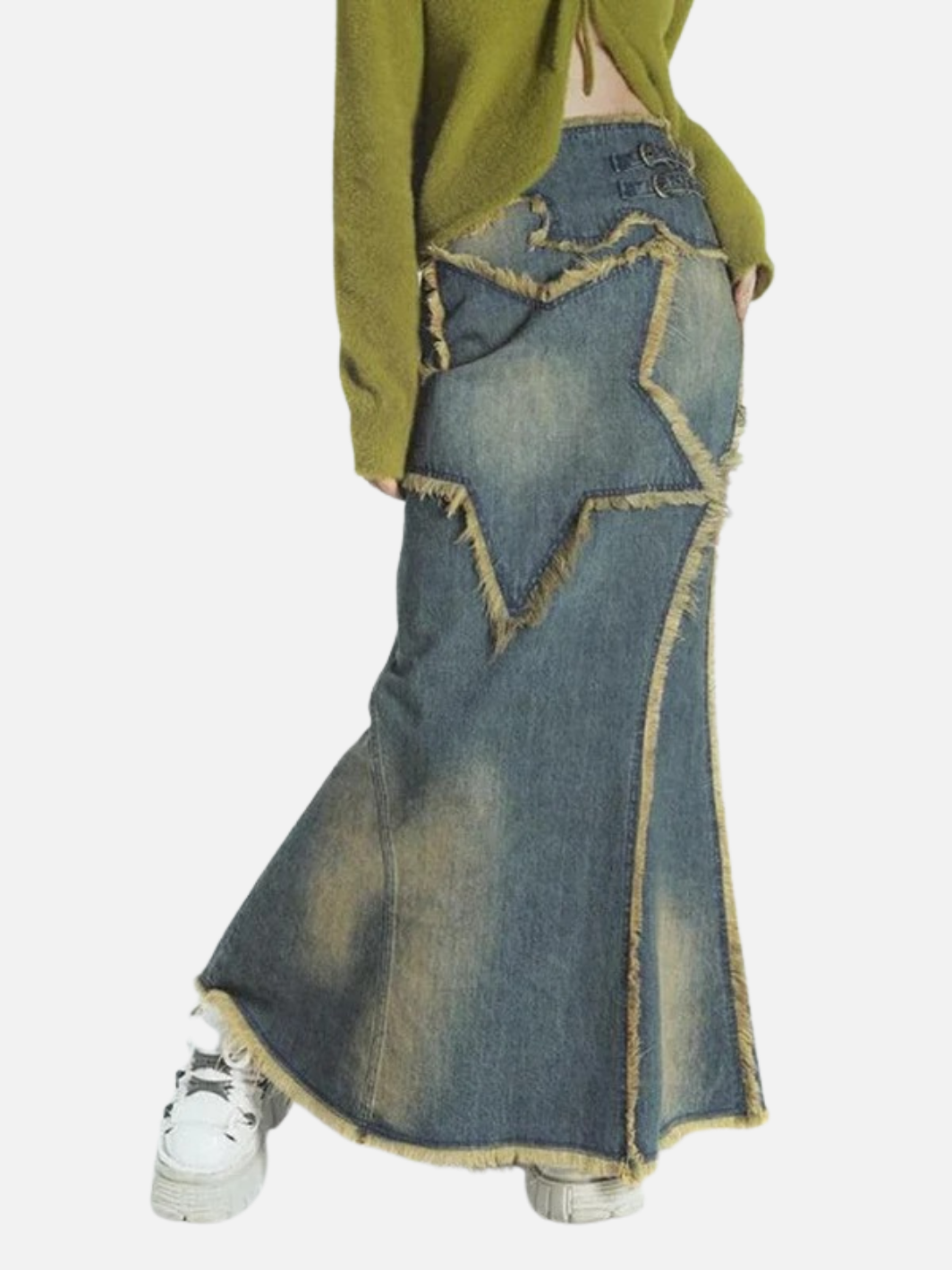 Vintage Star Maxi Skirt