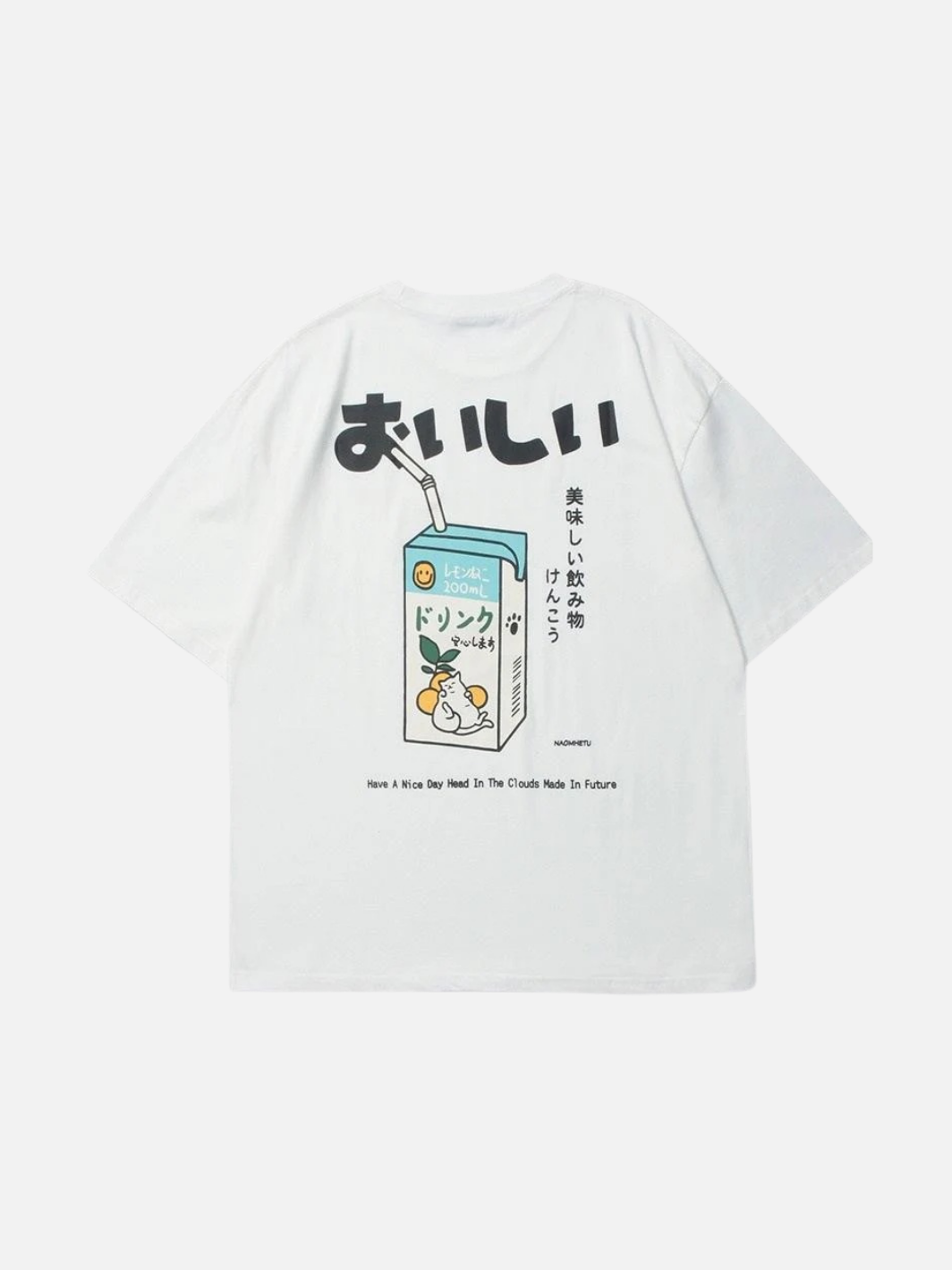 Japanese T-Shirt Kanji Drink