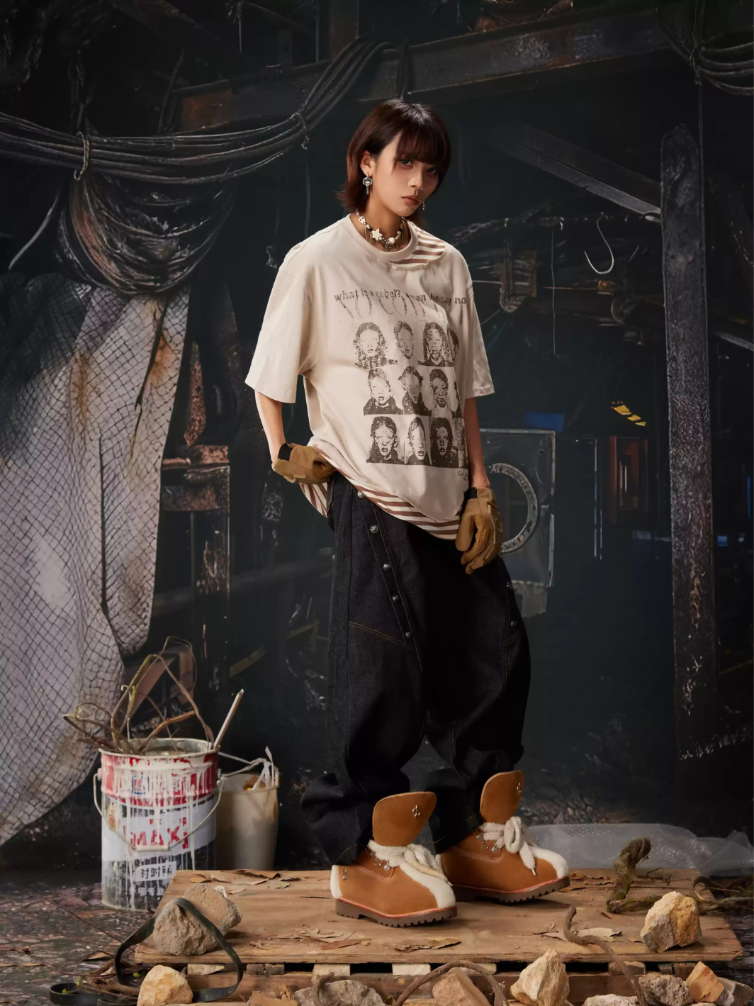 Ruin Frame T-shirt