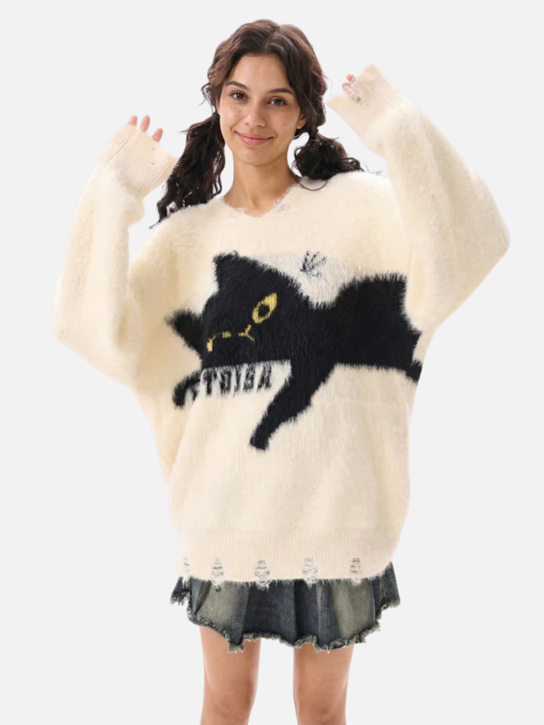 Shadow Feline Knit