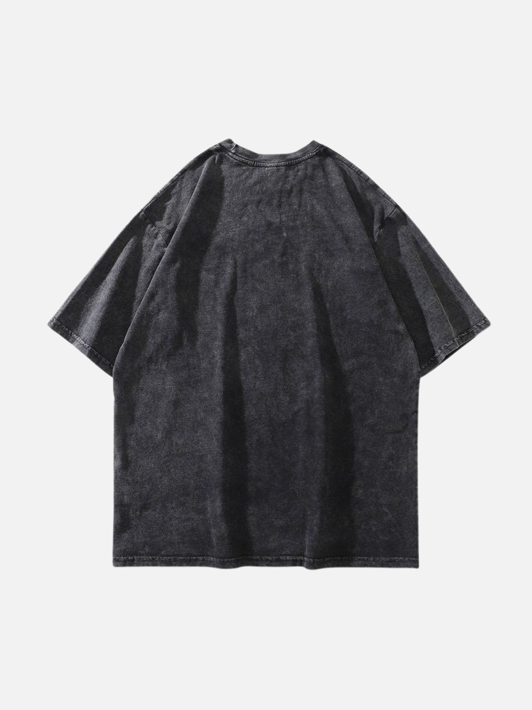 Samurai Cat Washed T shirt Oversize Cotton