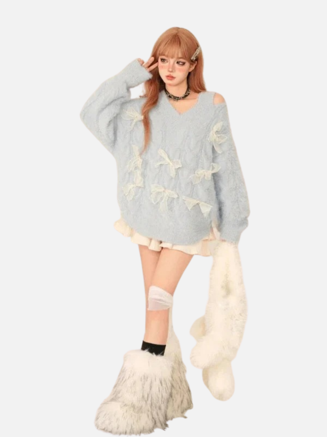 Velvet Cut Reverie Sweater