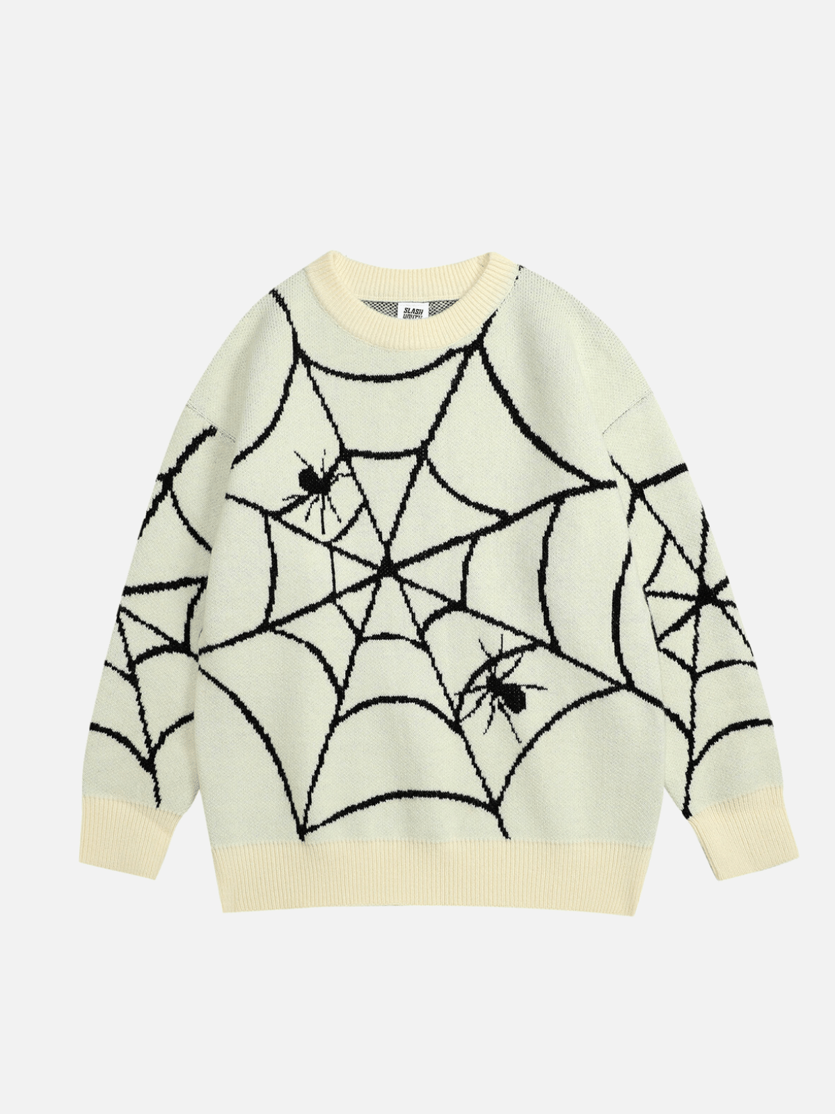 SPIDER WEB - Oversized Graphic Sweater