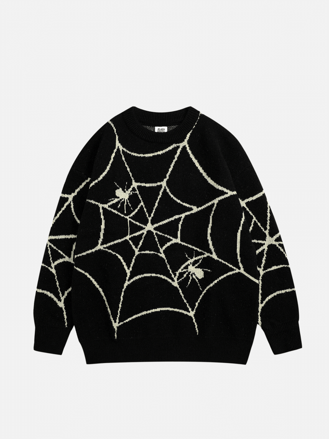 SPIDER WEB - Oversized Graphic Sweater