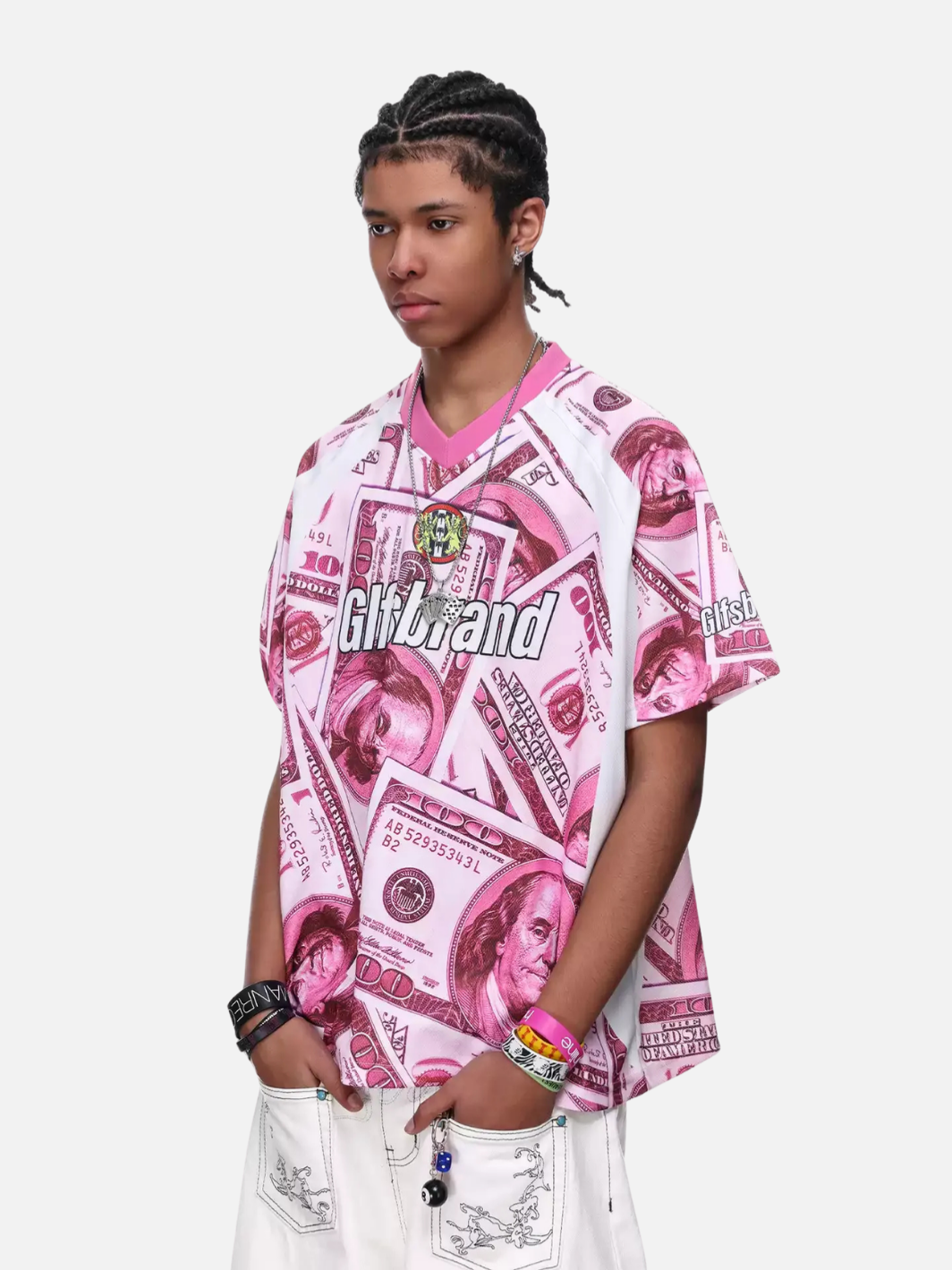 Outlaw Money Print Jersey