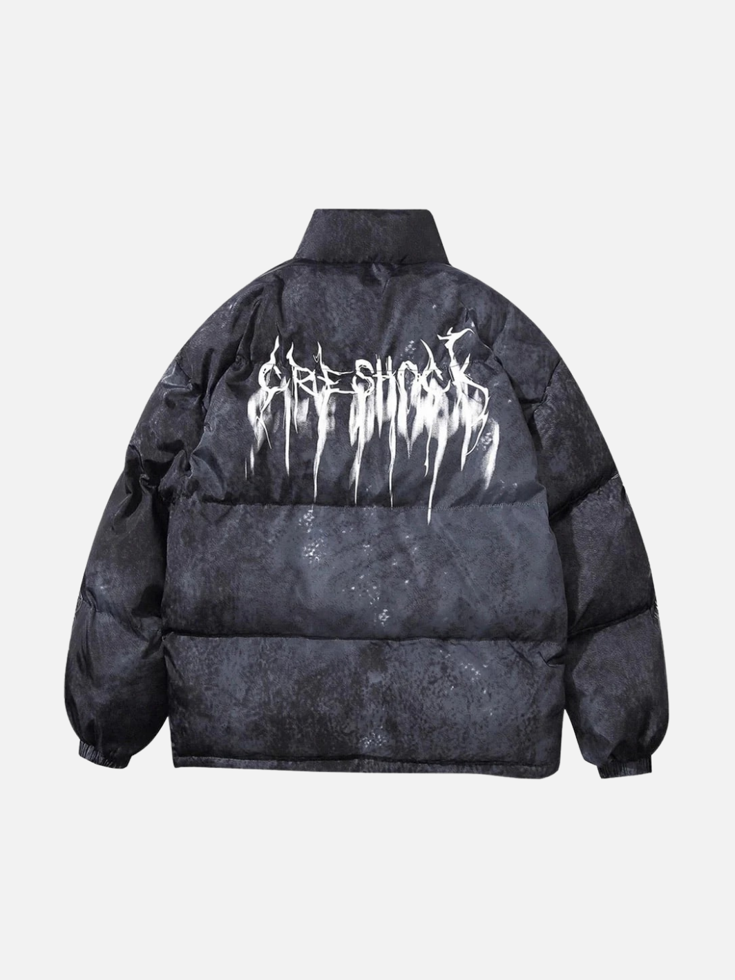 Graffiti Splash Puffer Jacket
