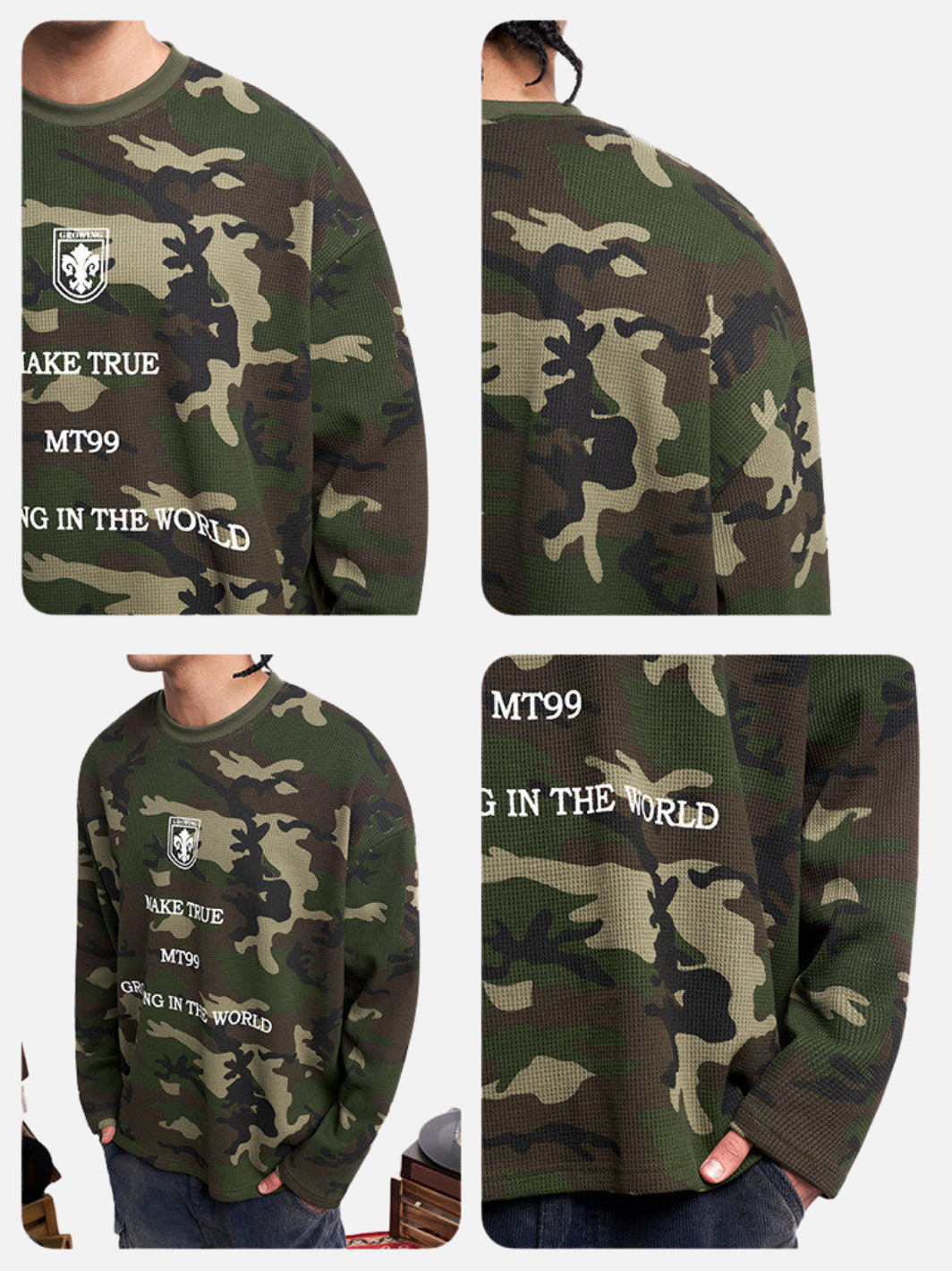 Ghost Camo Sweater