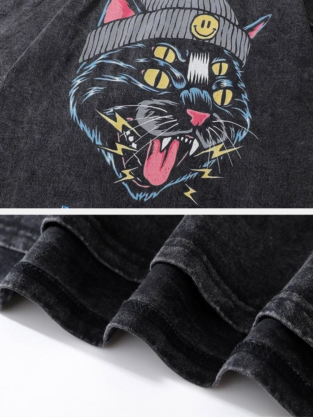 Street Cat T-shirt Graphic Unisex