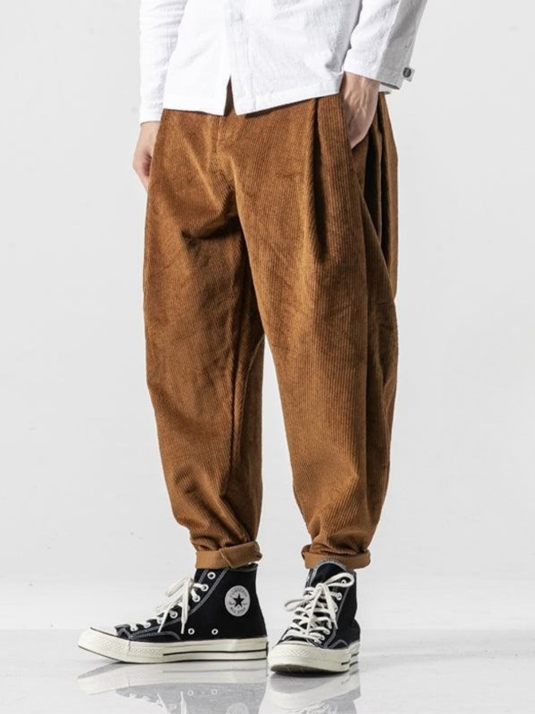 Corduroy Harem Pants Vintage Streetstyle
