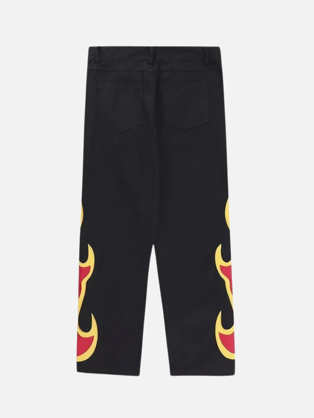 Flame Side Embroidered Pants